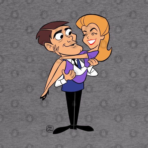 BEWITCHED (SAMANTHA AND DARRIN) by markscartoonart62